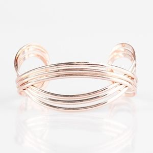 Paparazzi Fashion Scene Rose Gold Bracelet